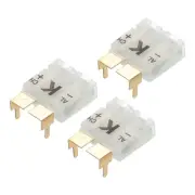 3pcs K Type Thermocouple Wire Connectors Plug with 3 Stands 220°C