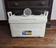 Onos 48qt White Home, Camping Swamp Cooler Portable Air Conditioner TWO FANS USB