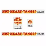 Tange - Hotheart BMX "Question mark" decal set - Old school bmx