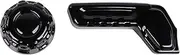 Car Seat Adjustment Knob Handle Decoration Cover Accessories, for Jeep, Wrangler JL 2018, for Jeep, Gladiator JT 2018+ Vehicle AC Vent Cover(Black)