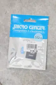 Micro SD SDHC SDXC Card & Adapter 512GB 10 U3 V30 A1