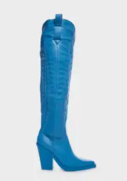 [SIMMI] Dalton-3 Cowboy Boots - Blue