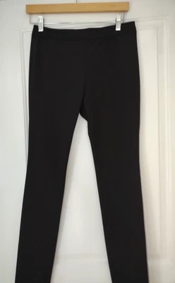 Theory HW Legging Becker Size 6 Black Becker Side Zip NWT Zip hem