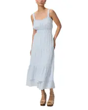Paige Persimmon Smocked Maxi Dress