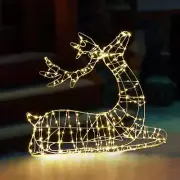 LED Pre-Lit Sitting Reindeer