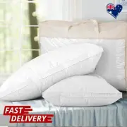 Giselle Bedding Goose Feather Down Pillow Twin Pack Luxury Soft AU Stock