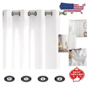 Light-Filtering Off White Curtain for Patio or Room Divider - 100"x96" Panel