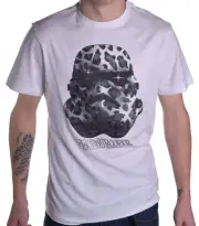 Ecko Unlimited Mens White Camo Star Wars Storm Trooper Tee Shirt Medium