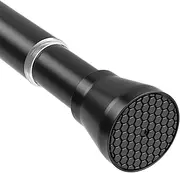 Tension Rods for Windows 28 to 48 Inch Black Curtain Rods No Drilling Tension Rod Curtain Rod Adjustable Tension Curtain Rods Expandable Pressure Spring Tension rods for Closet, Doorway