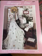 Granny’s Attic Cross Stitch Book By Sue Hillis