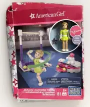 American Girl Mega Bloks McKenna Gymnastics Training New In Damaged Box