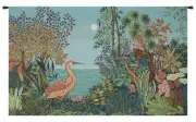 Paysage Heron Lac Foret French Tapestry NEW