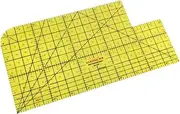 F Fityle Sewing Hot Ironing Ruler, High Temperature Resistant Patchwork Control Ruler Handmade Tool for DIY Fabric Sewing Patchwork Tailoring Crafts Supplies - 10x5inch
