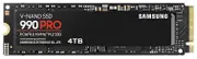 Samsung 990 Pro 4TB Gen4 NVMe SSD 7450MB/s 6900MB/s R/W 1600K/1550K IOPS 2400TBW 1.5M Hrs MTBF for PS5 5yrs Wty