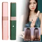 Portable Straightener, Mini Cordless Hair Straightener Brush #T