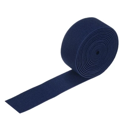 Elastic Bands for Sewing, 1.2 Inch 4 Yards Knit Elastic Spool [Navy Blue]