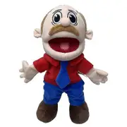 Jeffy Hat Hand Puppet Jeffy Plush Doll Cosplay Toy Game Soft Stuffed Doll Kids Xmas Gifts -NMAOV G