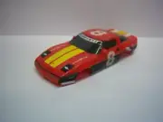 AFX/TOMY~NEW~CORVETTE BODY Red/Yellow/Black/White #8 Aurora Brand New~AFX-MINT~