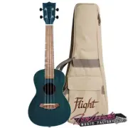 Flight DUC380 Designer Series Concert Ukulele with Gig Bag in Topaz Finsih