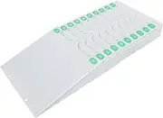 DOITOOL 1Pc Attendance Card Holder Rack Office Factory Use Attendance Cards Shelf Multi Design for Tags Cards Storage for Warehouses Offices