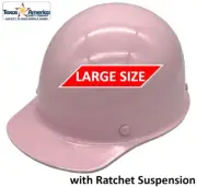 MSA Skullgard Large Cap Style with Ratchet Suspension - Custom Light Pink