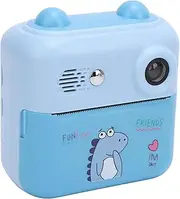 Instant Print Camera for Kids, 50MP 1080P 16x Digital Zoom Kids Camera Instant Print with 2.4 Inch Screen, Digital Video Cameras for Toddler Girls Boys (Blue)