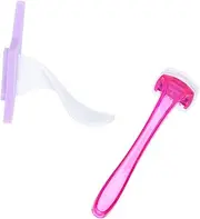 HAPINARY Women's Privates Razor Shaver Silicone Hair Shaver Tool Bikini Trim Wet Shaving Comfortable Random Color