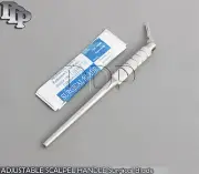 ROUND PATTERN ADJUSTABLE 7 WAYS SCALPEL HANDLE #4+15 STERILE SURGICAL BLADES #20
