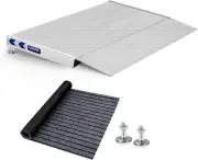 Aluminum Threshold Ramp for Wheelchairs, 1.6-3.2" Rise Door Ramps for Doorways,
