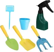 ERINGOGO 1Set Mini Gardening Tools for Colorful Planting with Shovel Rake and Watering Can for Outdoor Activities and Parent Bonding