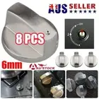 8pcs Alloy Home Kitchen Gas Stove Knobs Cooker Oven Cooktop Metal Switch ContrZQ