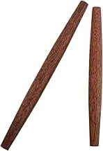 VALICLUD 2Pcs Wooden Rolling Pin for Baking Nonstick Dough Roller Kitchen Tool for Pastry and Dumpling Wrappers Construction Easy to Clean