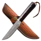 Elk Ridge Damascus Pattern Hunting Knife