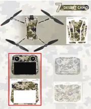 Sunnylife Skin Sticker for Mini 3 (Drone+DJI RC Remote) Desert Camo