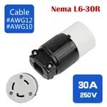 NEMA L6-30R 3孔美標自接線插座,30A 250V NEMA L6-30R 美國方便拆卸插座