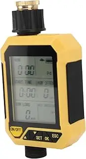 Water Timer Irrigation System for Garden Hose, Programmable Digital Controller for Yard Lawn, ABS Brass Material