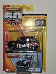 2012 Matchbox Superfast 60th Ann. Austin FX London Taxi On Card