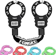 E Scooter Lock Combination Lock, 8 mm Handcuff Lock Without Keys, Bicycle Lock, High Security, Anti-Theft Cable Lock, Lock for E Scooter Xiaomi, Segway Ninebot and Others (Black)