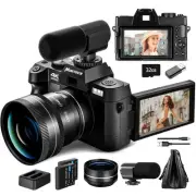Mo Digital Cameras for Photography & 4K Video, 48 MP Vlogging Camera for YouT...