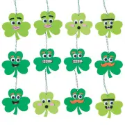 Fun Express Goofy Shamrock Ornament Craft Kit - Makes 72