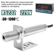 RS232 220V Infrared Thermometer Sensor Non-contact Temperature Tool W/Controller