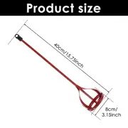 2Pcs Paint Mixing Paddle for Drill Steel Paint Cement Mixer Mud Mixer xiuDX