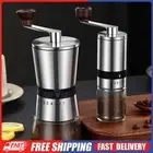 Hand Coffee Mill Stainless Steel Coffee Bean Grinder with Hand Crank Detachable