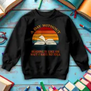 Boys Girls Books World Book Day Sweatshirts Jumper Costume Outfits Apparel 2#WBD