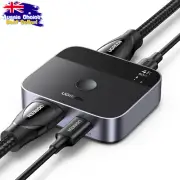 USB-C HDMI Switch 2 In 1 Out 4K@60Hz HDR HDCP2.2 for Laptop MacBook PS5 Xbox