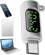 USB C Meter - Digital Cables Adapter,40Gbps High-Speed Transportation 240W USB Adapter for Printer, Computer, Game Controller, Phone