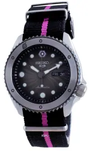Seiko 5 Sports Boruto Uzumaki Limited Edition 24 Jewels Automatic SRPF65K1 100M Mens Watch Power Reserve Day/Date Display