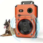 Anti Barking Control Device for Dogs, Rechargeable Ultrasonic Dog Barking Deterrent Devices Up to 50 Ft Range with 3 Modes,Orange