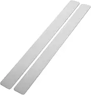 2Pcs Iron Bulletin Strips with Adhesive Backing for Wall Sleek Strips for Photos Notes Memos Easy Installation for Home Office Classroom Cafe Decor