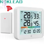 Digital Thermometer Hygrometer Temperature Humidity Meter Indoor Outdoor Temp AU